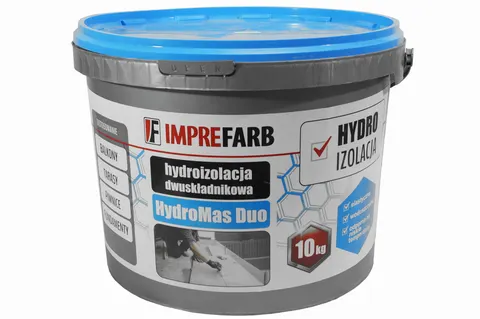 Hydroizolacja dwuskładnikowa - HydroMas Duo - 10kg - Imprefarb