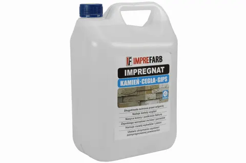 Impregnat kamień, cegła, gips - WODNY - 5L - IMPREFARB