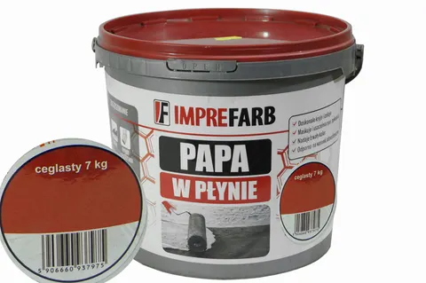 Papa w płynie - ceglasty - 7kg - IMPREFARB