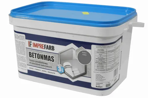 Farba do posadzek betonowych - szara - BETONMAS - 3L - IMPREFARB