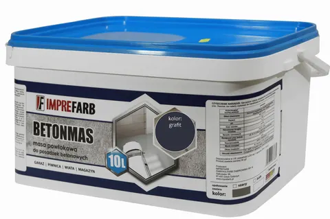 Farba do posadzek betonowych - grafit - BETONMAS - 10L - IMPREFARB