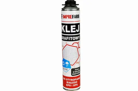 Klej do styropianu - EPS - XPS - Grafitowy - 790ml - IMPREFARB