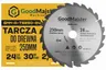 Tarcza do drewna z widią - 250mm x 30mm - 24 zęby - GoodMajster Machinery GMM-A-TS250-24
