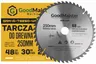 Tarcza do drewna z widią - 250mm x 30mm - 48 zębna - GoodMajster Machinery GMM-A-TS250-48