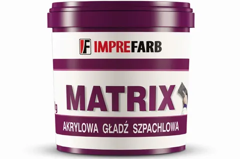 Akrylowa gładź szpachlowa - MATRIX - 9kg - IMPREFARB