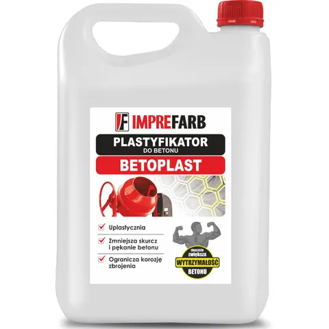 Plastyfikator do betonu - BETOPLAST - 5L - IMPREFARB