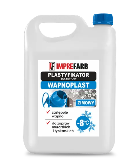 Plastyfikator do zapraw - 5L - WAPNOPLAST ZIMOWY -8*C