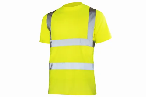 Koszulka ostrzegawcza - odblaskowa - żółta - T-REF