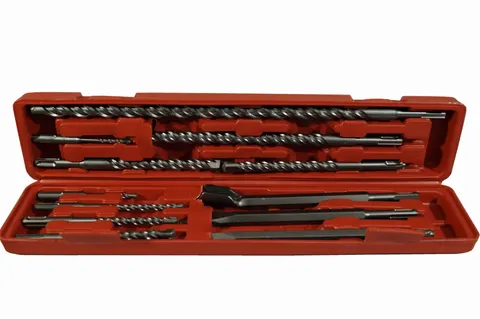 Zestaw dłut - wierteł - SDS PLUS - 12szt - KD10206