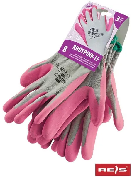 Reis - RHOTPINK-LF JSR - Rękawice ogrodowe damskie rozm. 6