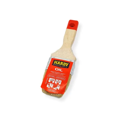 Hardy Kaem - PĘDZEL PŁASKI - naturalna szczecina, seria 35 szer 2 cm