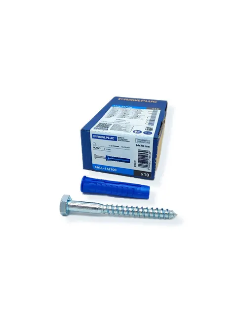 Rawlplug - 4ALL 14 mm - kołki rozporowe wkręt 10x100 mm op. 10 szt