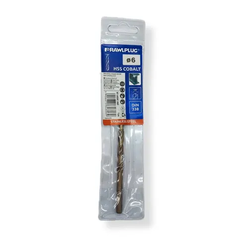 Rawlplug - RT HSSC 060 - wiertło kobaltowe do metalu 6x93 mm