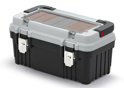 Prosperplast - OPTIMA szary - skrzynka narzędziowa 470x256x238