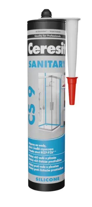 Ceresit - CS 9 - silikon sanitarny biały