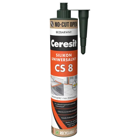 Ceresit - CS 8 - silikon uniwersalny bezbarwny