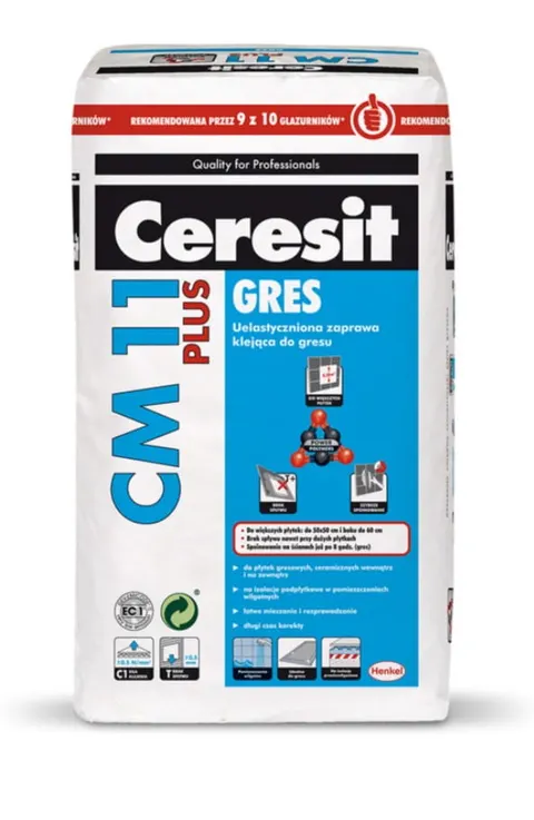 Ceresit - CM 11 plus - klej do płytek uelastyczniony 25 kg