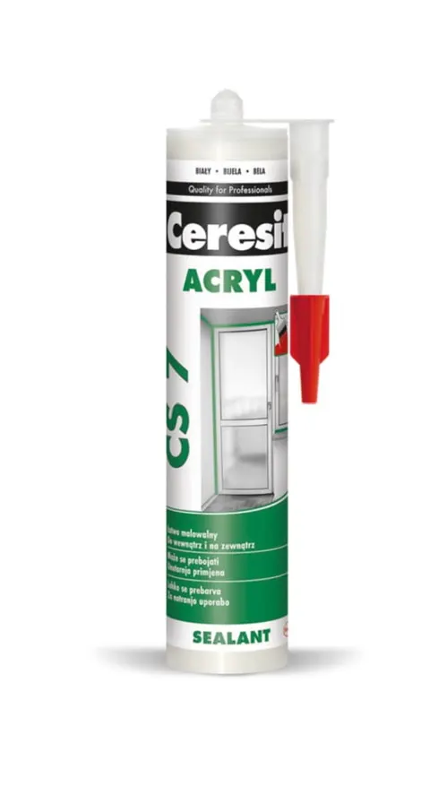 Ceresit - CS 7 - uszczelniacz akrylowy biały