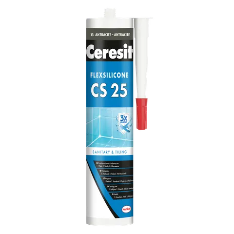 Ceresit - CS 25 ANTRACITE - silikon sanitarny 280 ml