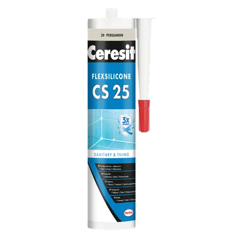 Ceresit - CS 25 PERGAMON - silikon sanitarny 280 ml