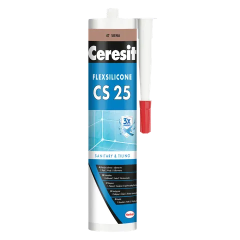 Ceresit - CS 25 SIENNA- silikon sanitarny 280 ml
