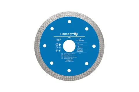 Hoegert - HT6D721 - tarcza diamentowa 115 mm do ceramiki