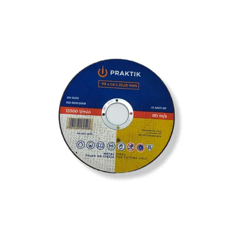 Praktik - Q633 - tarcza do cięcia metalu 115 x 1 x 22