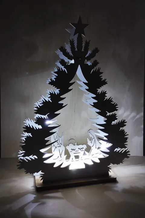Drakaart - DEKORACJA ŚWIĄTECZNA LED - szopka 001