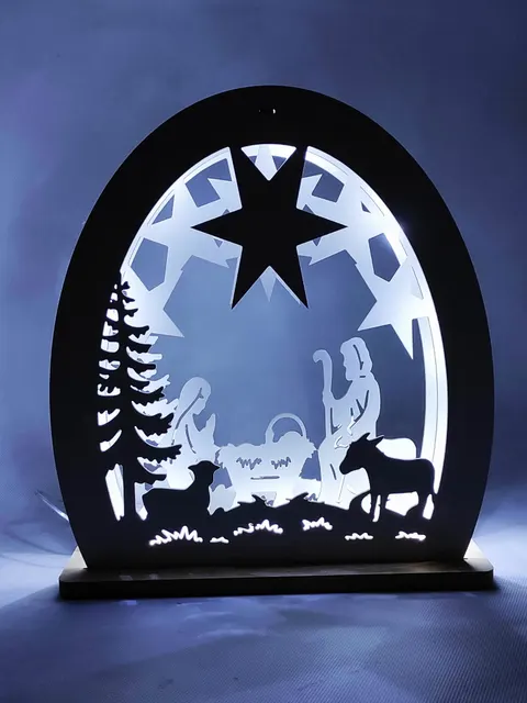 Drakaart - DEKORACJA ŚWIĄTECZNA LED - szopka 023
