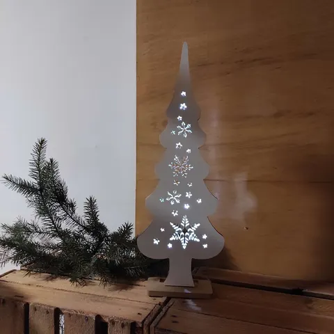 Drakaart - DEKORACJA ŚWIĄTECZNA LED - choinka 49 x 17 cm 028