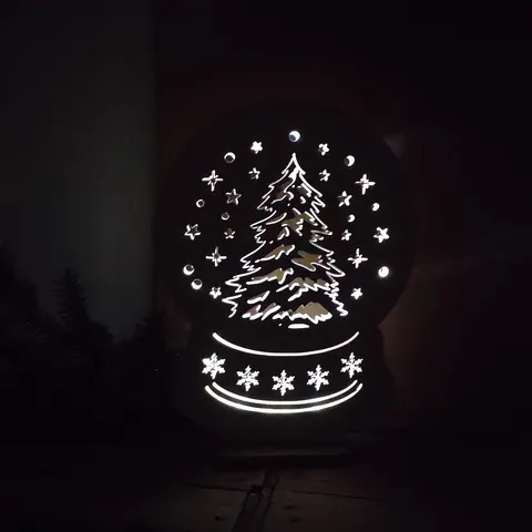 Drakaart - DEKORACJA ŚWIĄTECZNA LED - pozytywka 35 x 25 cm 033