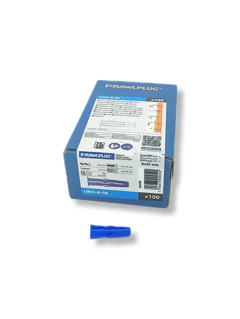 Rawlplug - UNO-K-08 - kołek rozporowy 8 mm op. 100 sztuk