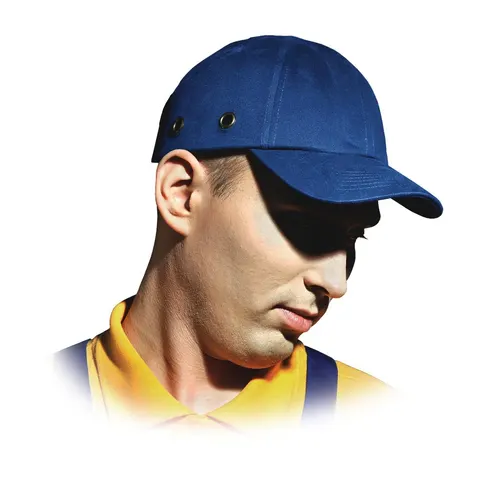 Lekki hełm przemysłowy REIS BUMPCAP N niebieski