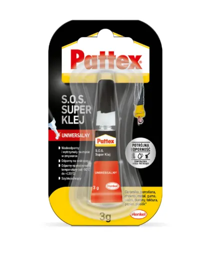 Pattex - S.O.S. SUPER KLEJ - błyskawiczny 3 g