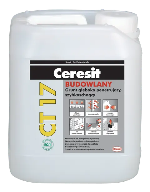 Ceresit - CT 17 - grunt głęboko penetrujący 10 L TRANSPARENT