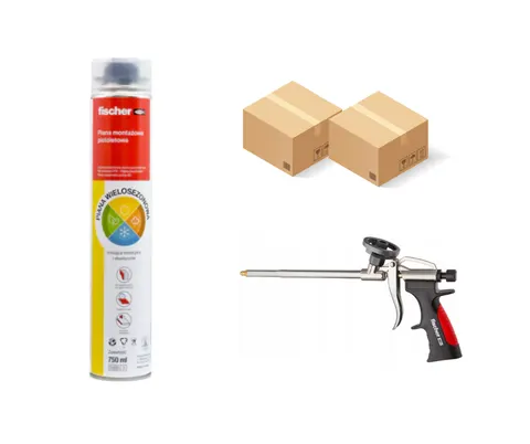 Fischer piana całoroczna x 2 kartony + pistolet GRATIS