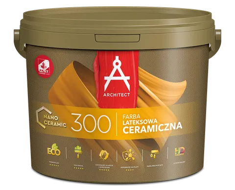 Fast - ARCHITECT 300 - farba ceramiczna 4,5 L matowa biała