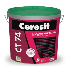 Ceresit - CT 74/1,5 mm WHITE - tynk silikonowy wiadro 25 kg kolor WHITE