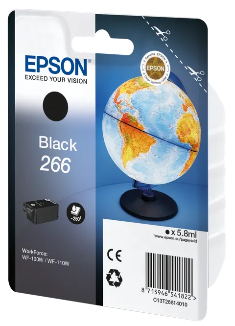 Tusz Epson 266 Globus - czarny (5,8 ml)