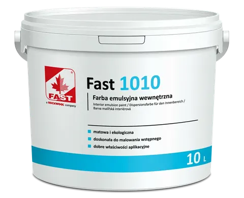 Fast - 1010 - farba emulsyjna 10 L biała