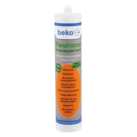 Beko - TACKON - klej konstrukcyjny bezbarwny 310 ml