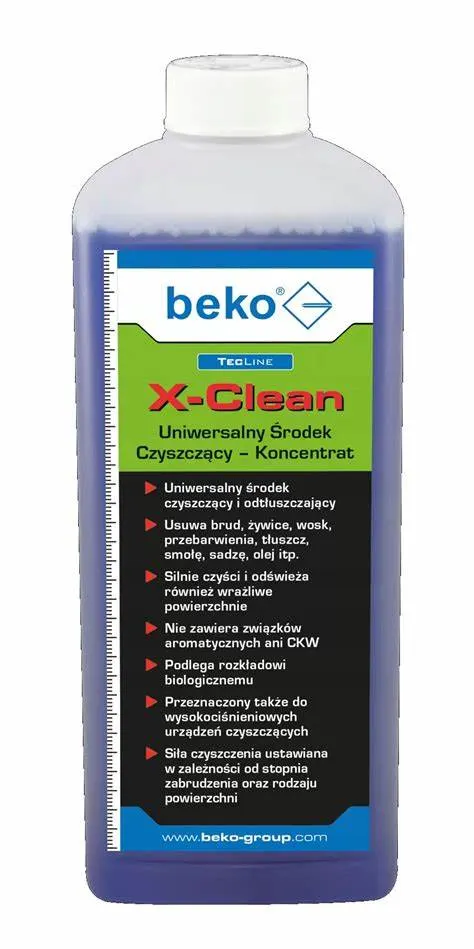 Beko - TECLINE X-CLEAN - uniwersalny środek czyszczący koncentrat 1 L