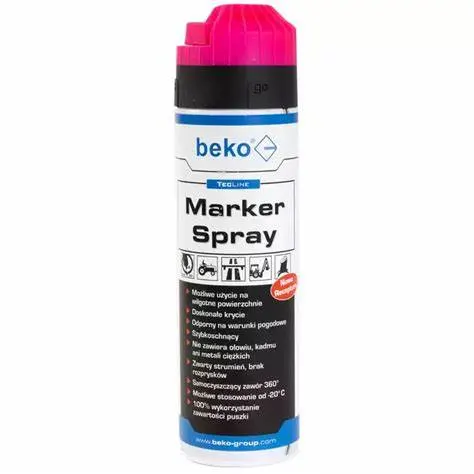Beko - TECLINE - marker spray 500 ml różowy