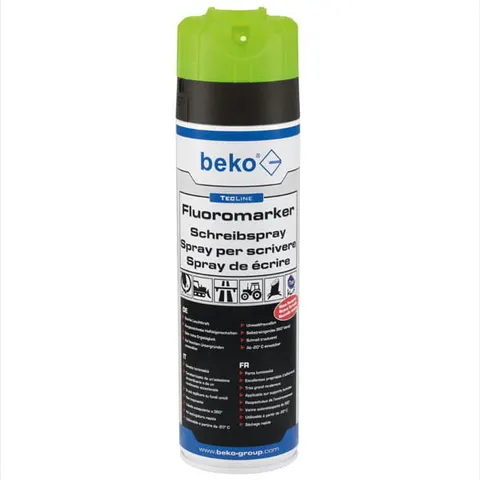 Beko - TECLINE - marker spray 500 ml zielony