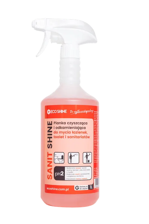 Eco Shine -SANIT SHINE - pianka do mycia łazienek 1 L