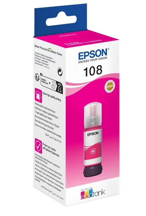 Tusz EPSON 108 EcoTank T09C3 - magenta