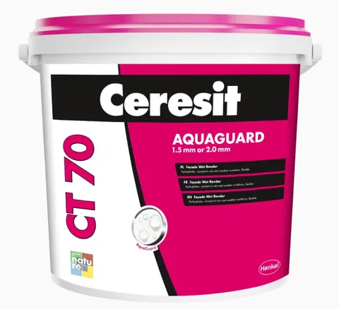 Ceresit - CT 70/1,5 mm - tynk hydrosilowy wiadro 25 kg baza