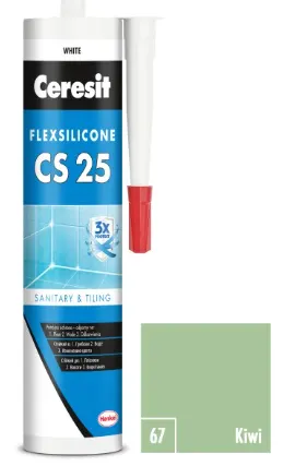 Ceresit - CS 25 KIWI - silikon sanitarny 280 ml