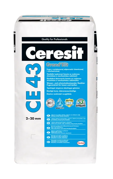 Ceresit - CE 43 SZARA - fuga elastyczna 25 kg
