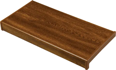 Parapet 250 mm (25cm) komorowy PCV kolor ZŁOTY DĄB